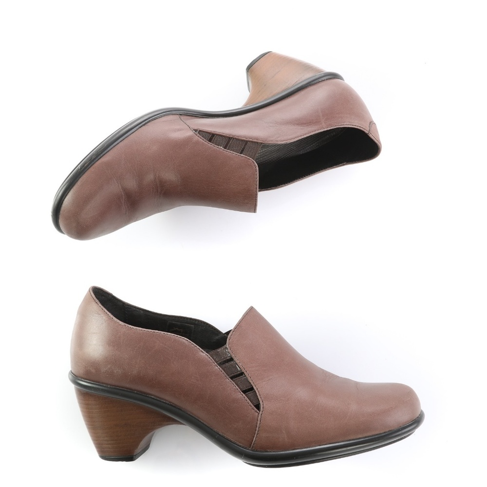 Dansko Brown Leather Pumps Heels EUR 39 US 8.5 to 9
